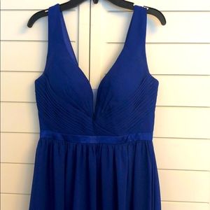 Long Maxi Royal Blue Gown by May Queen